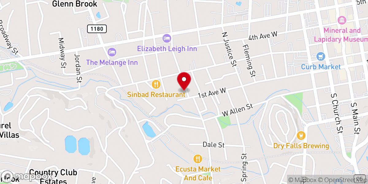 Map showing location of Star of Bethel Baptist Church