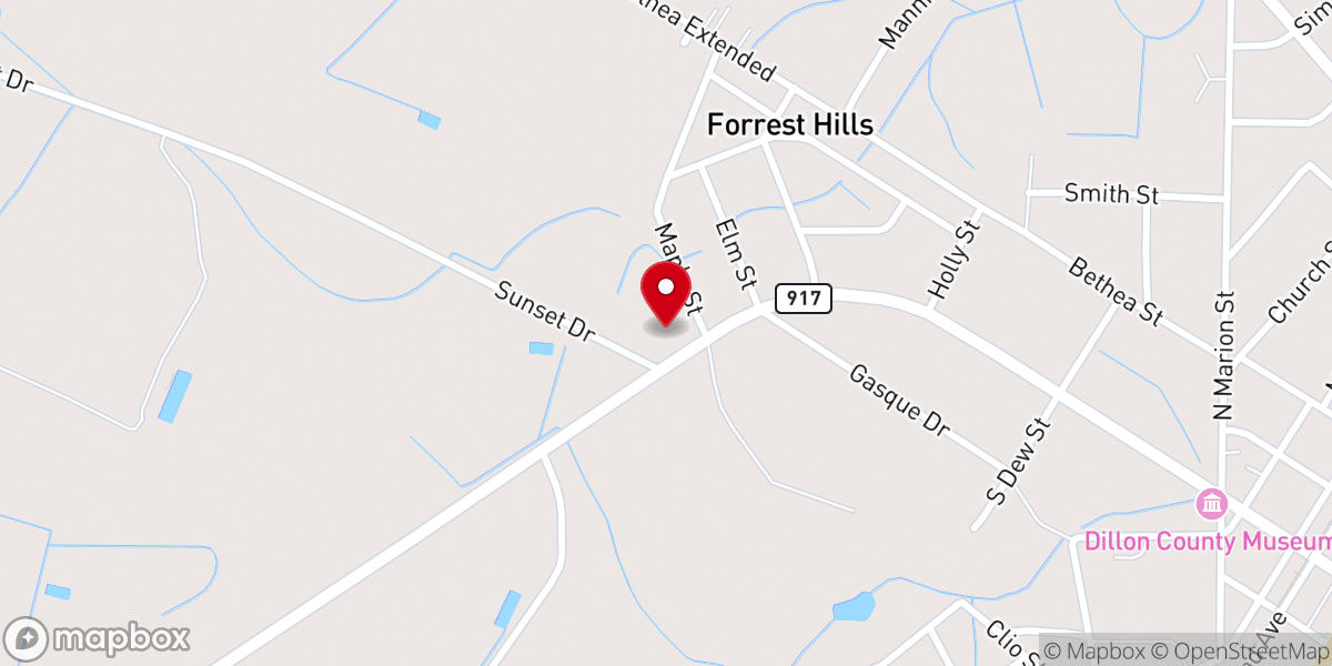 Map showing location of Greater Highway Church of Christ, Inc