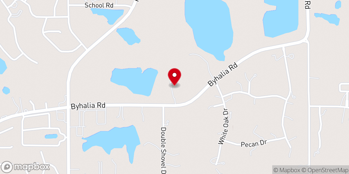 Map showing location of Getwell Church Hernando
