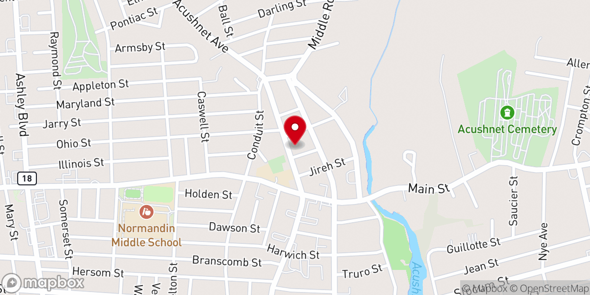 Map showing location of People's Christian Church