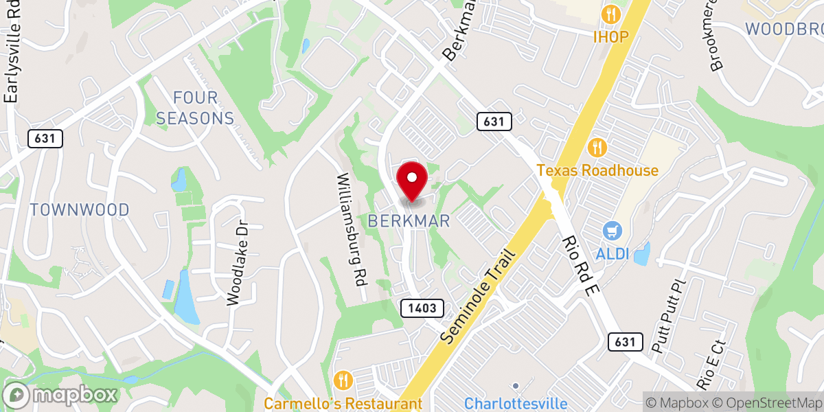 Map showing location of Dwelling Place Christian Community Church