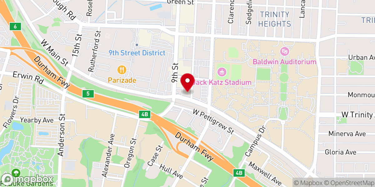 Map showing location of St. Basil the Great Romanian Orthodox Church