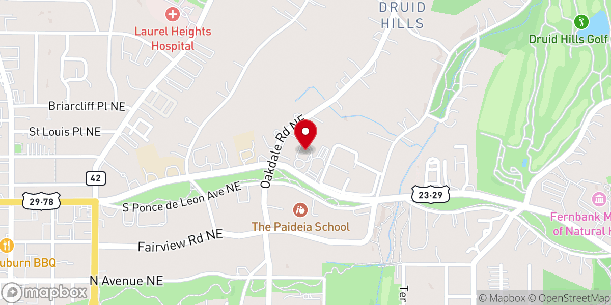 Map showing location of Saint John Chrysostom Melkite Catholic Church