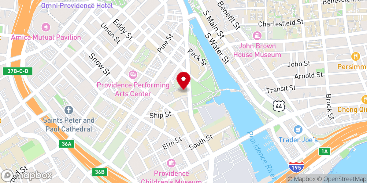 Map showing location of Christ the King Religious Church