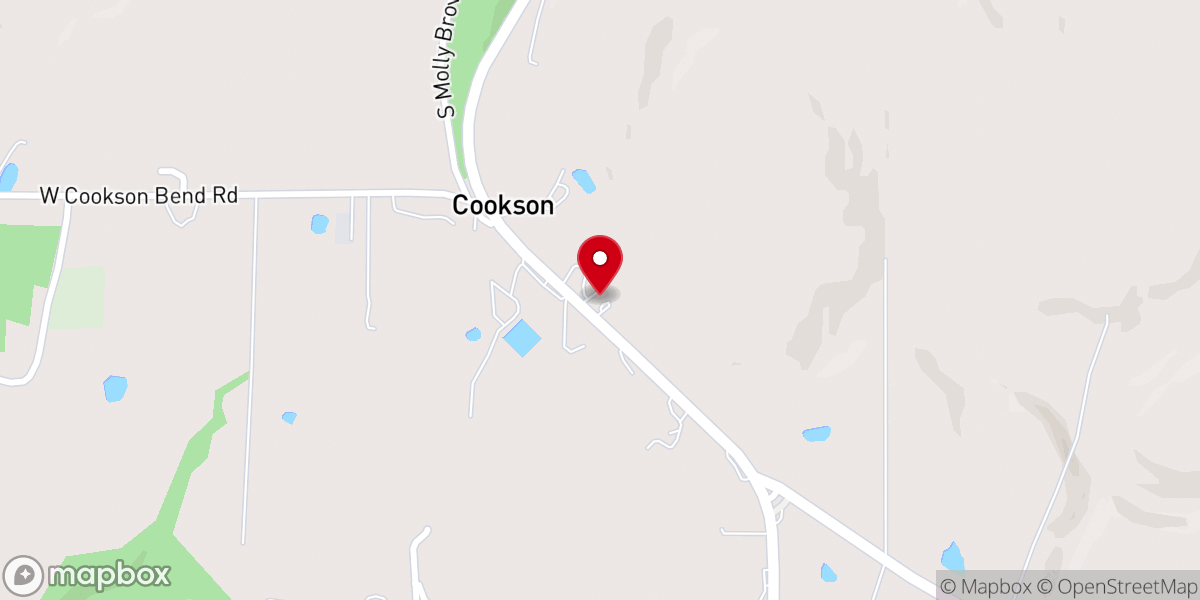Map showing location of St. John The Evangelist Catholic Church