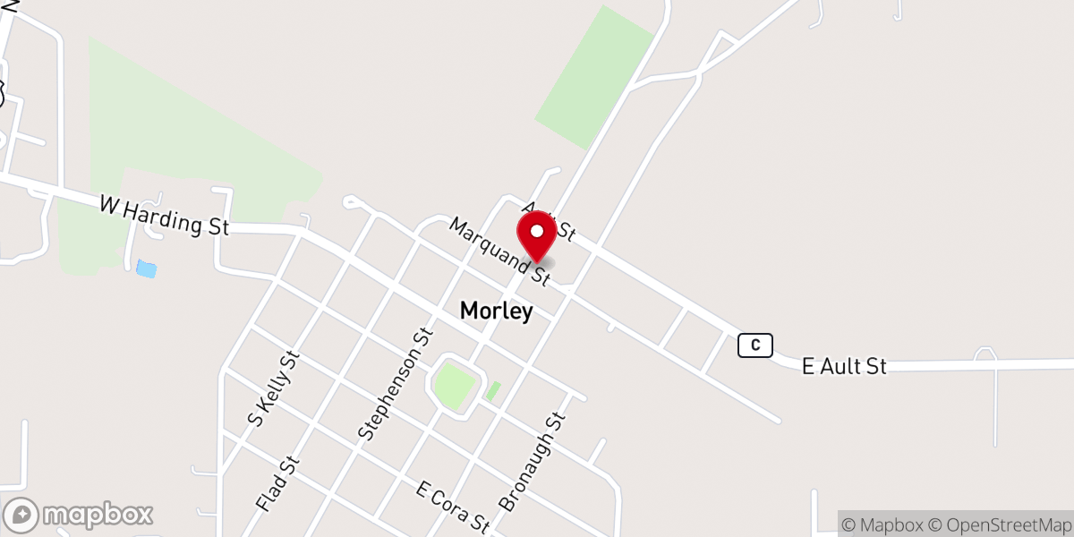 Map showing location of Morley Church of Christ