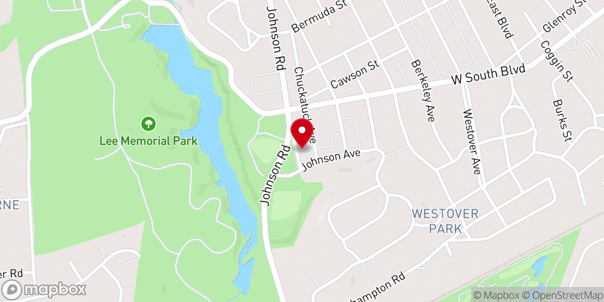 Map showing location of Charis Word of Faith Church