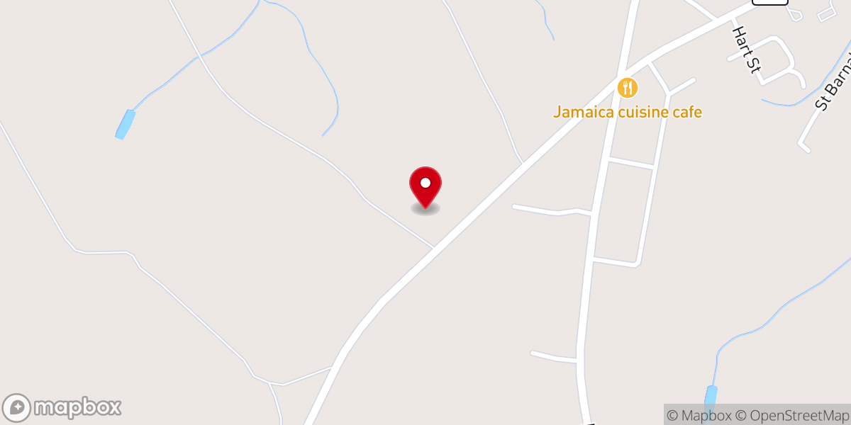 Map showing location of Ormondsville Original Free Will Baptist Church