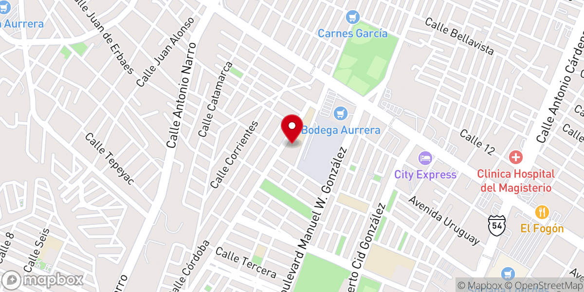 Map showing location of Señor de la Misericordia Eterna
