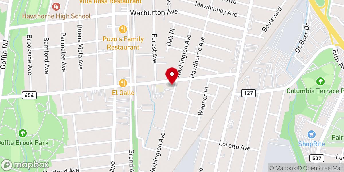 Map showing location of St Anthony Roman Catholic Church