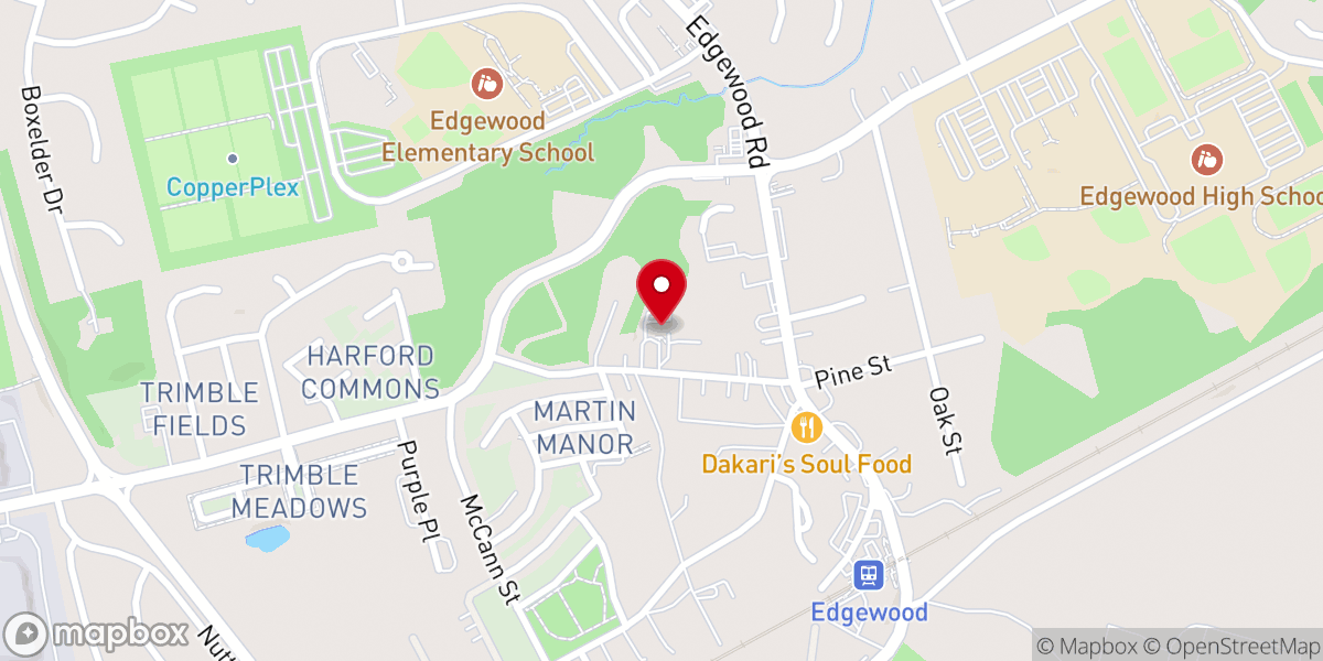 Map showing location of Grace Life Community Church
