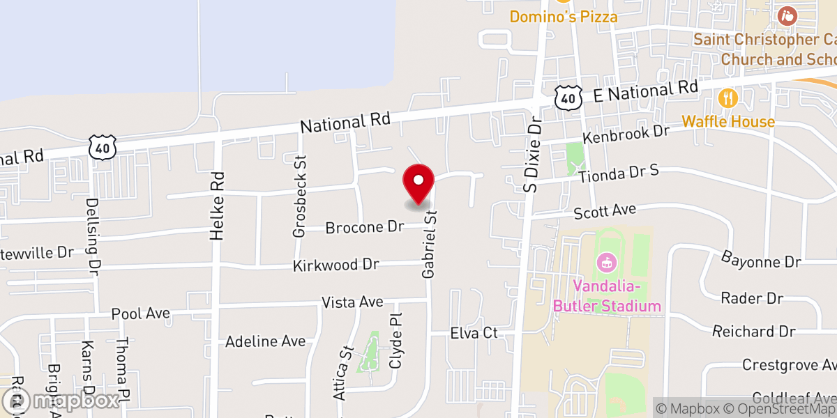 Map showing location of Cassel Hills Church of Christ