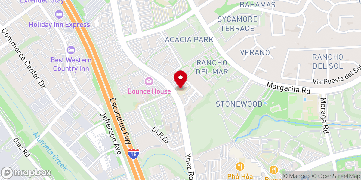Map showing location of Fusion Christian Church