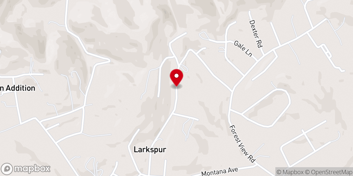 Map showing location of Forest View Church