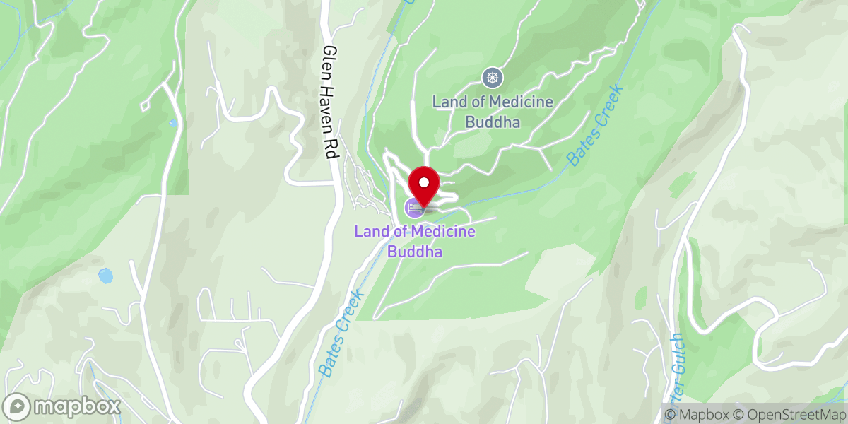 Map showing location of 100,000 Stupa