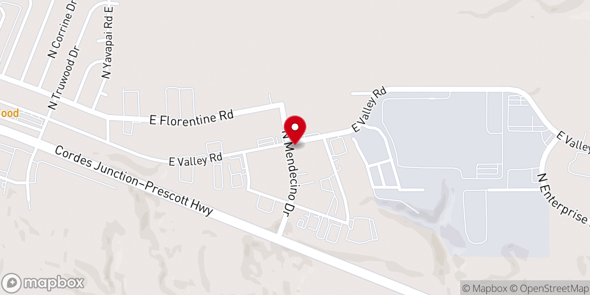 Map showing location of Victory Church