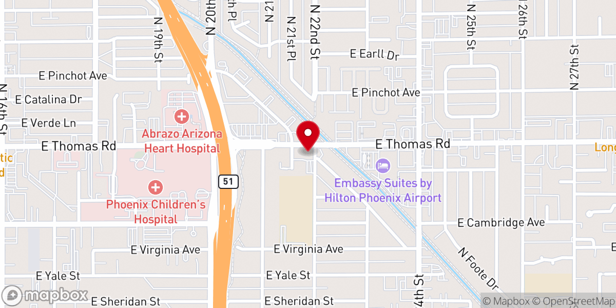 Map showing location of Alfa Y Omega