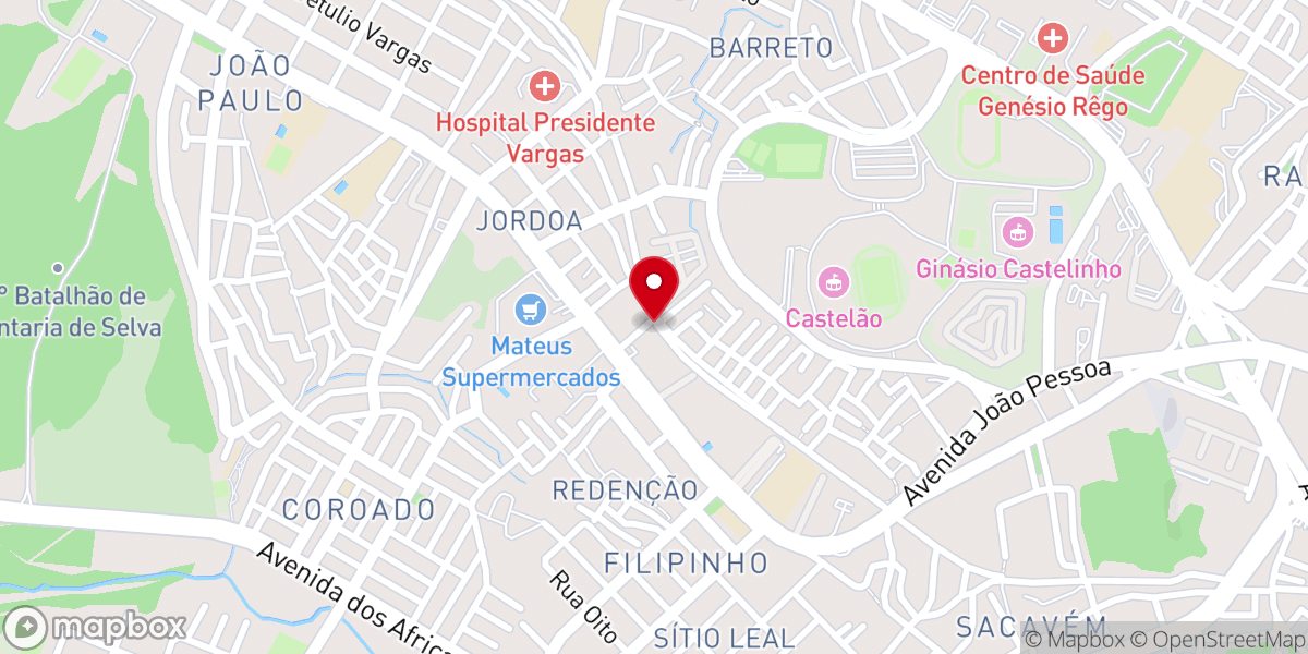 Map showing location of IPAA - IGREJA PENTECOSTAL ARCA DA ALIANÇA