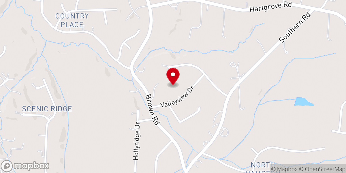 Map showing location of Don Sherrod Ministries