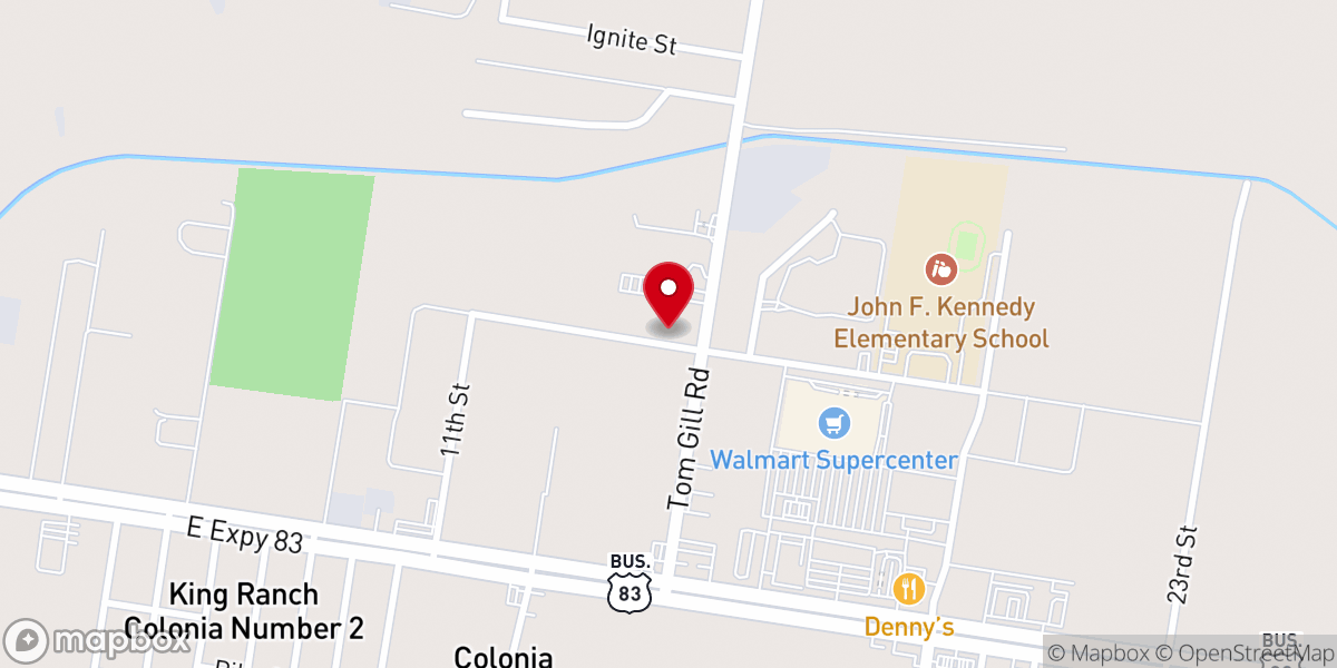 Map showing location of Iglesia
