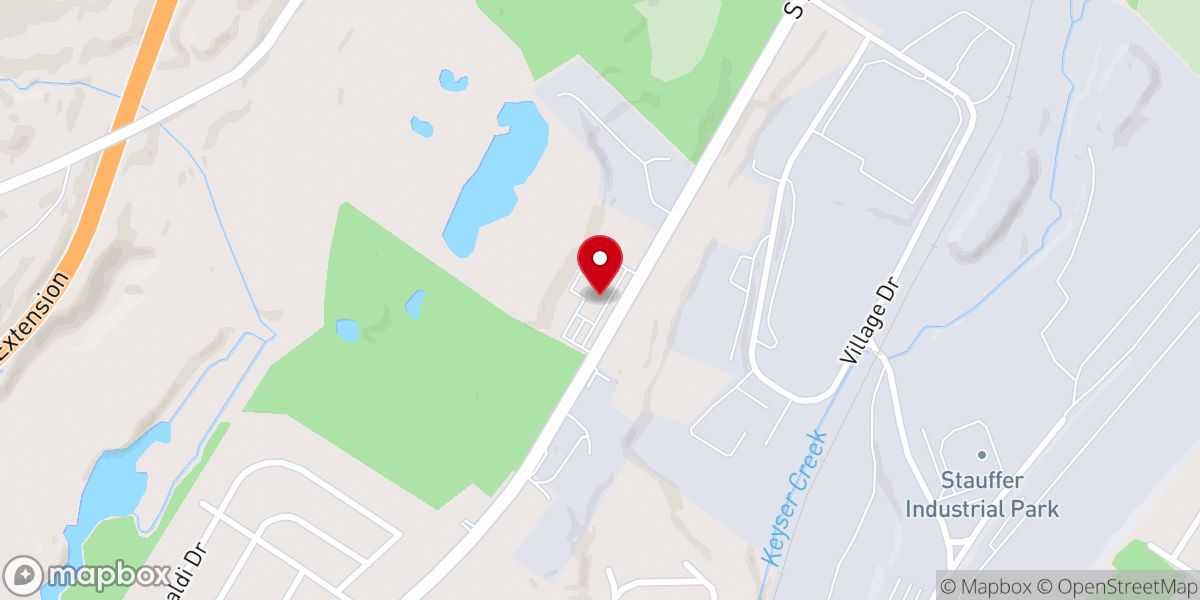 Map showing location of St George's Orthodox Church