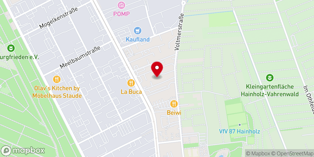 Map showing location of Maria-Verkündigungs-Kirche Hannover