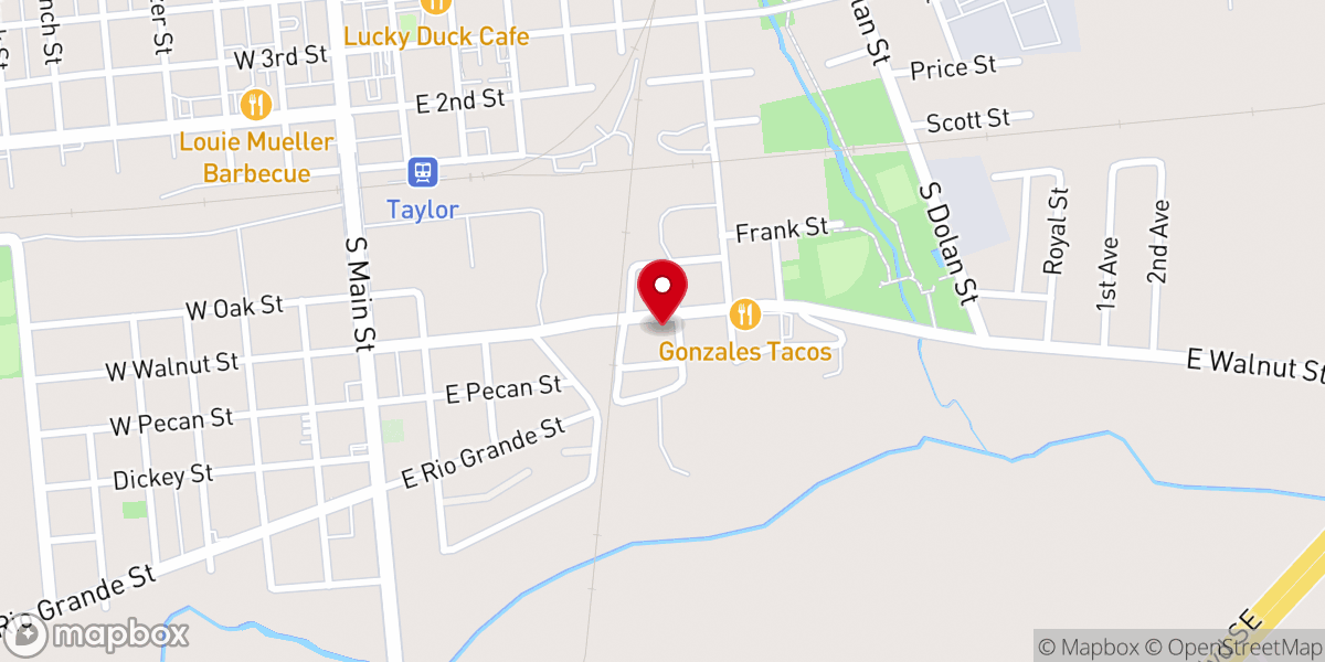Map showing location of Zion Chapel Missionary Baptist Church
