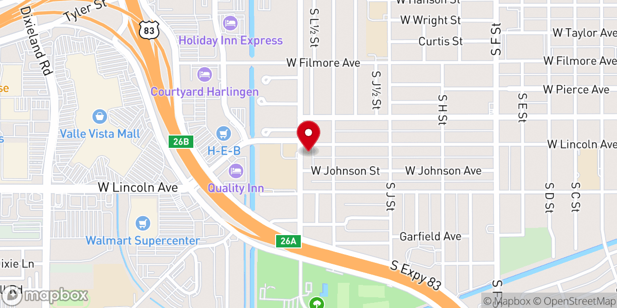 Map showing location of House of Hope - Casa de Esperanza