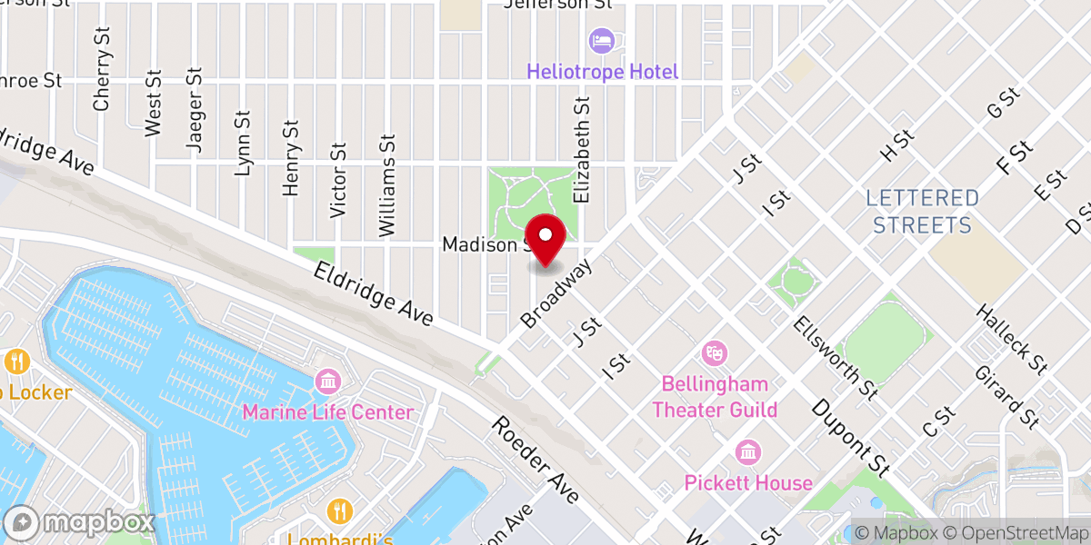 Map showing location of Slavic Baptist Church