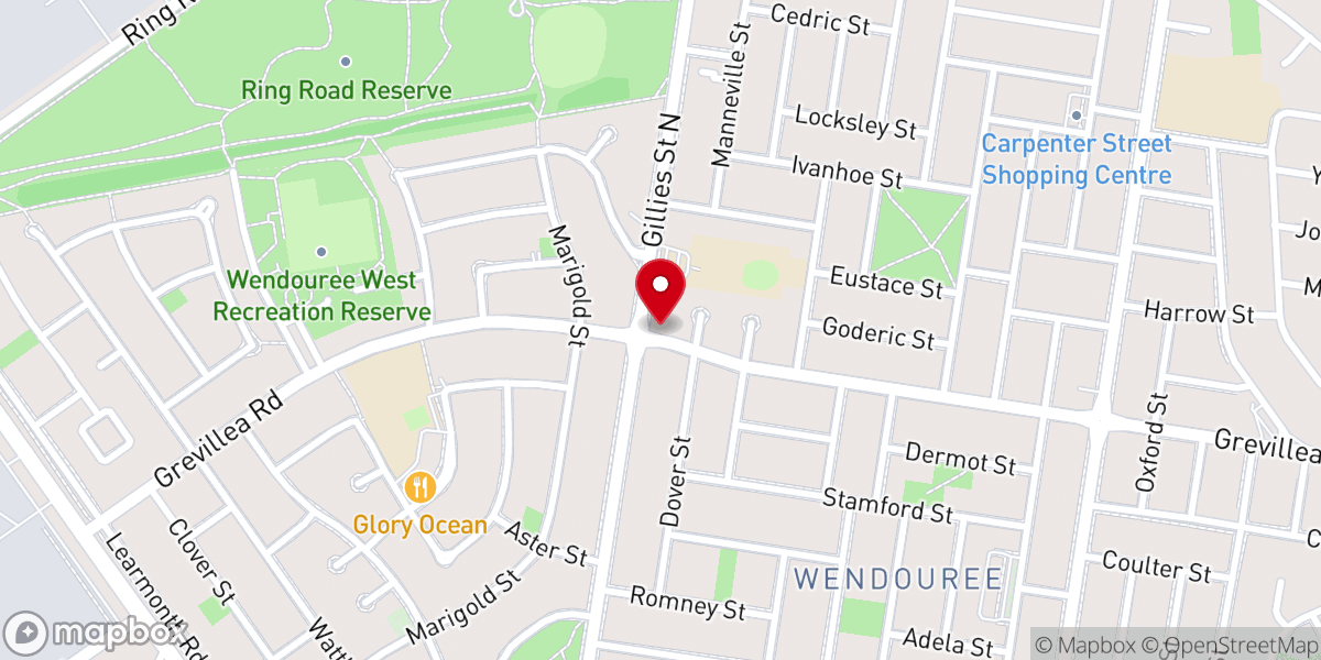 Map showing location of United Pentecostal Church