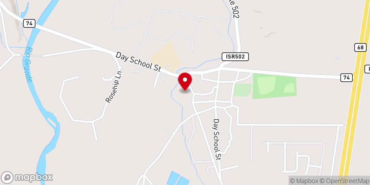 Map showing location of St. John the Baptist Parish