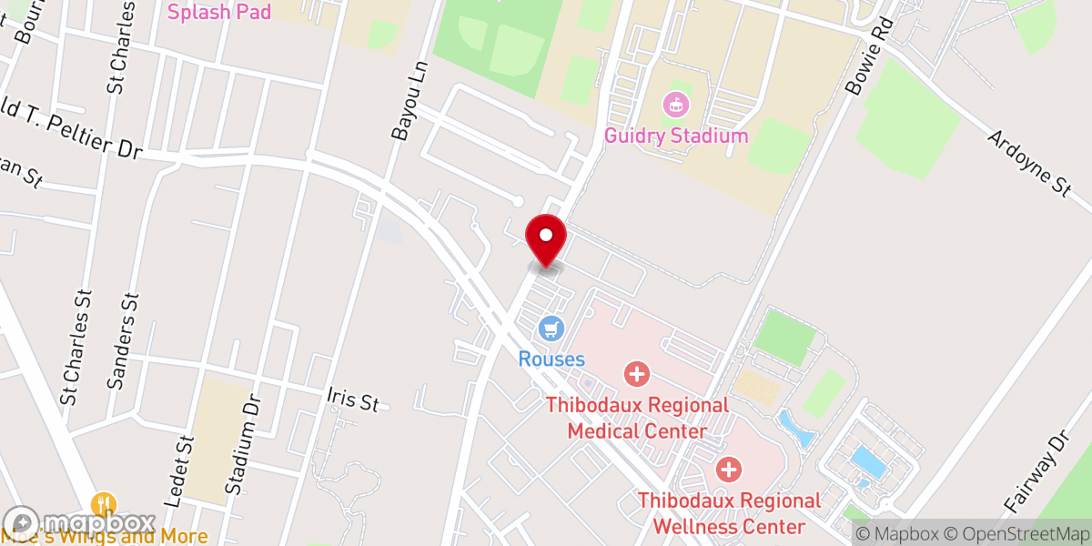 Map showing location of Flanagan's Creative Food
