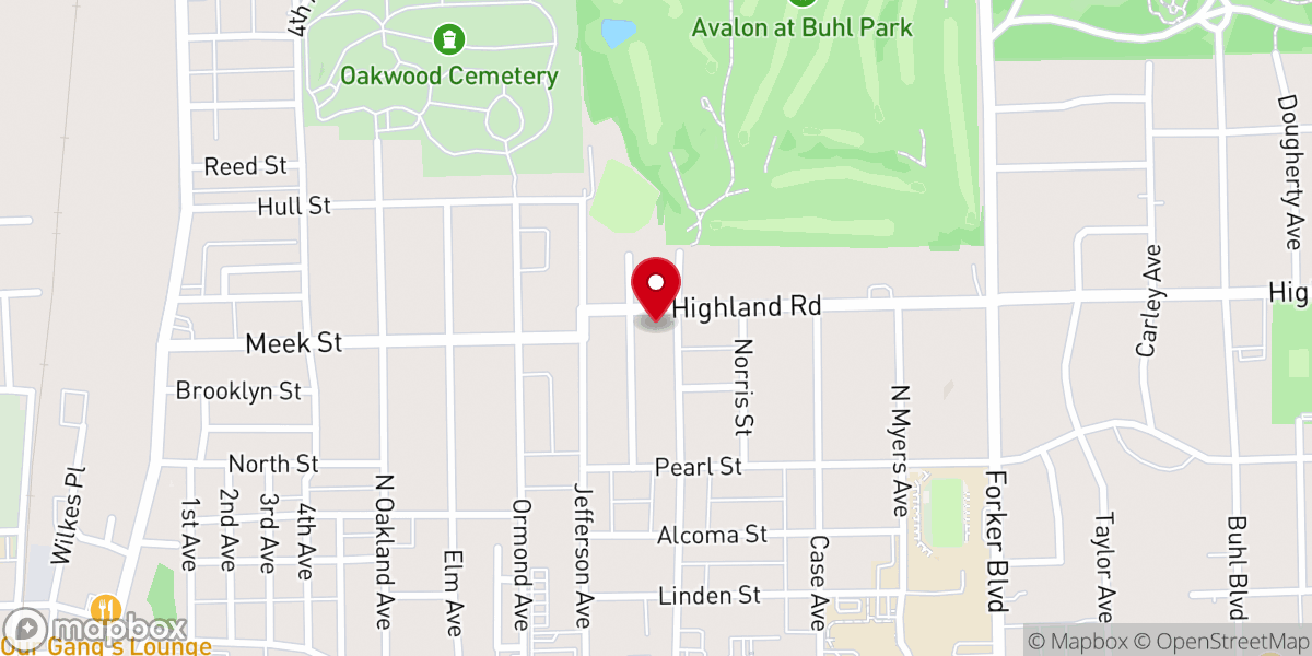 Map showing location of New & Living Way Apostolic Church