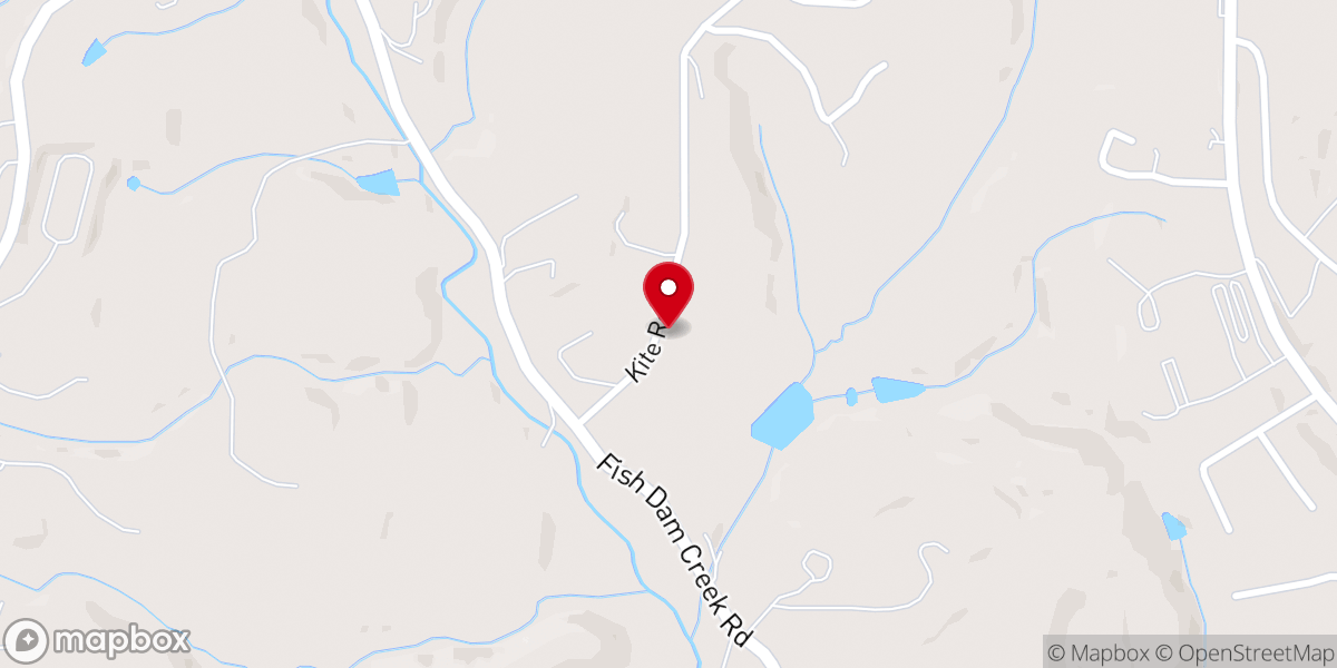 Map showing location of Bullis Tabernacle Church