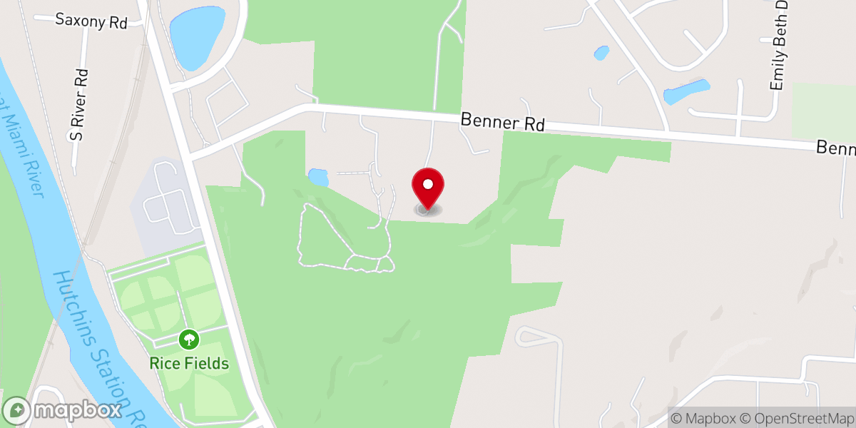 Map showing location of Rosewood Manor