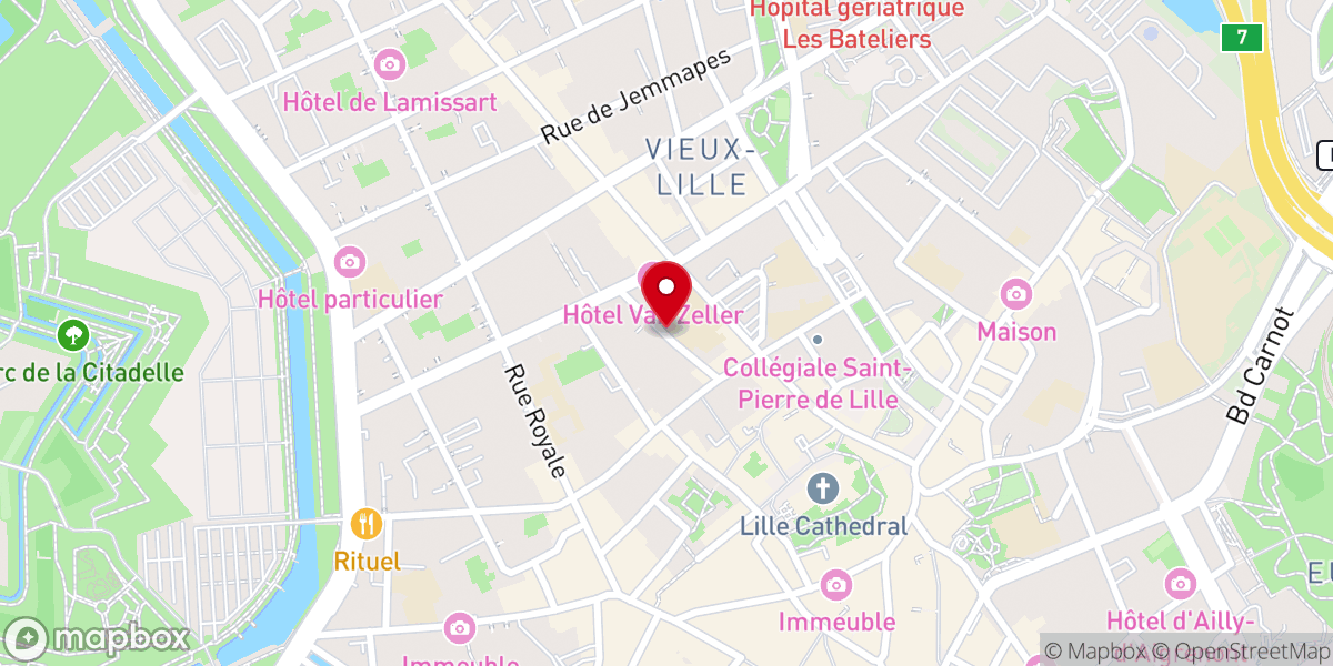 Map showing location of Ancien monastère Notre Dame de Charité du Bon Pasteur