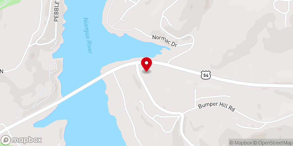 Map showing location of Graceland New Testament Church