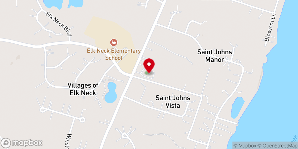 Map showing location of LifeSong Christian Church