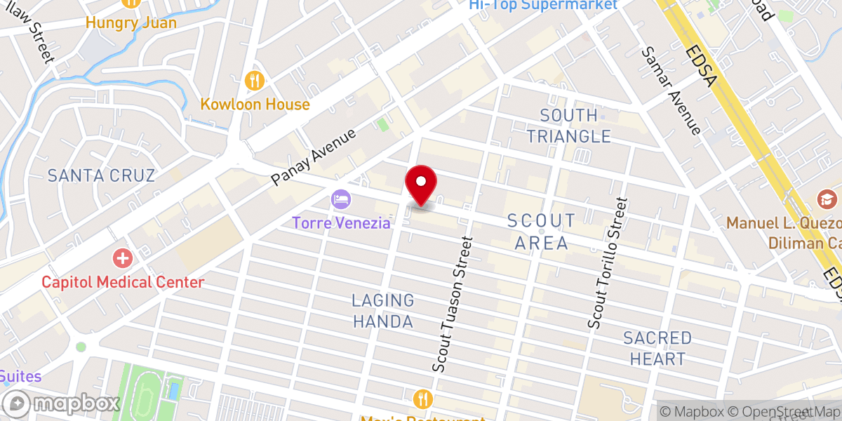 Map showing location of Higher Rock Christian Church