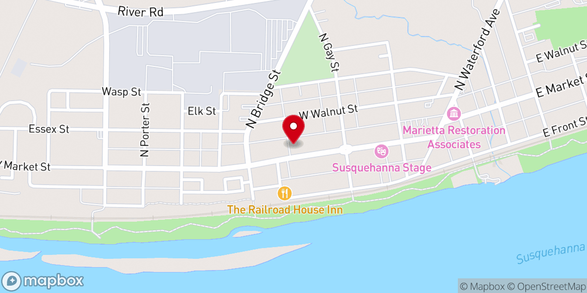 Map showing location of Student Body-Congregational
