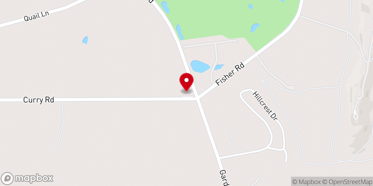 Map showing location of Riversdale church of Christ