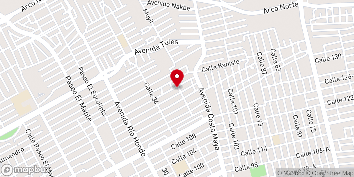 Map showing location of Iglesia Cristiana El Camino