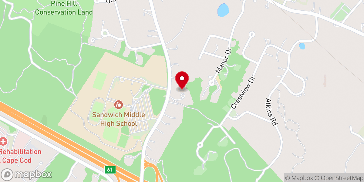 Map showing location of Covenant Community Church