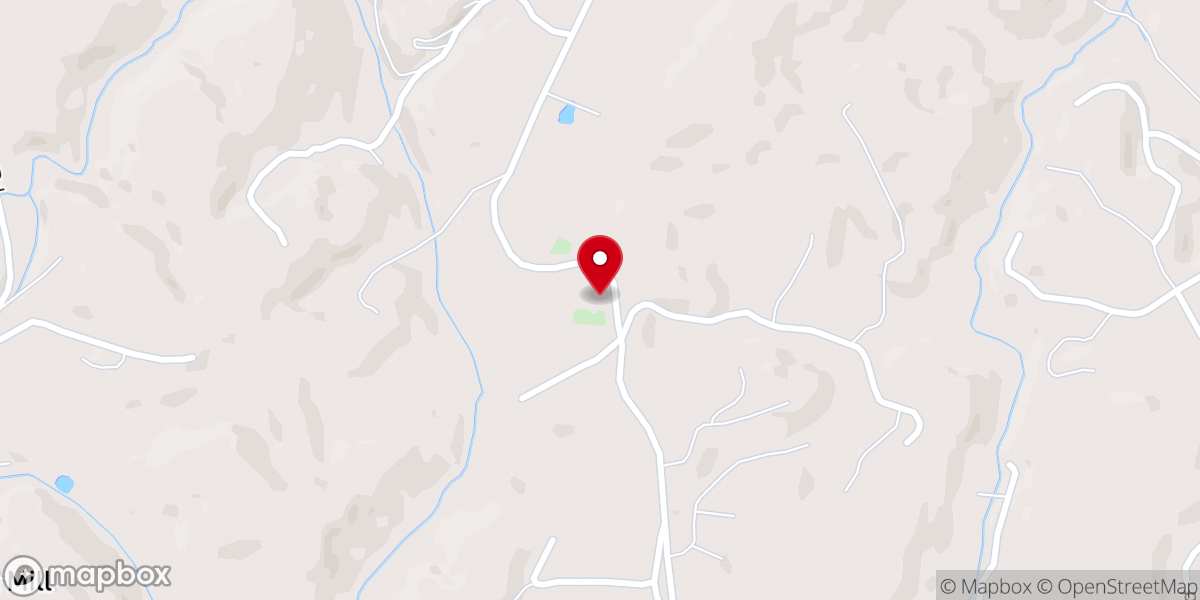 Map showing location of Mount Harmony Church