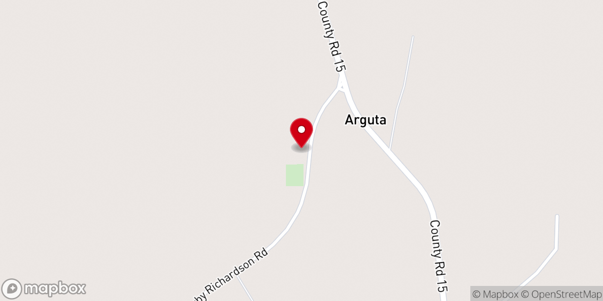 Map showing location of Union Presbyterian Church
