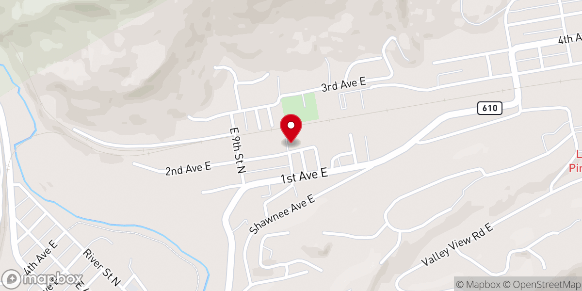 Map showing location of Meals with a Mission - Food Distribution Center