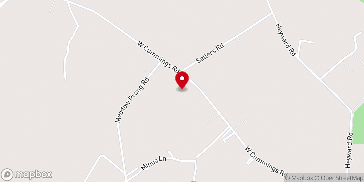 Map showing location of Zion Chapel Holiness Church