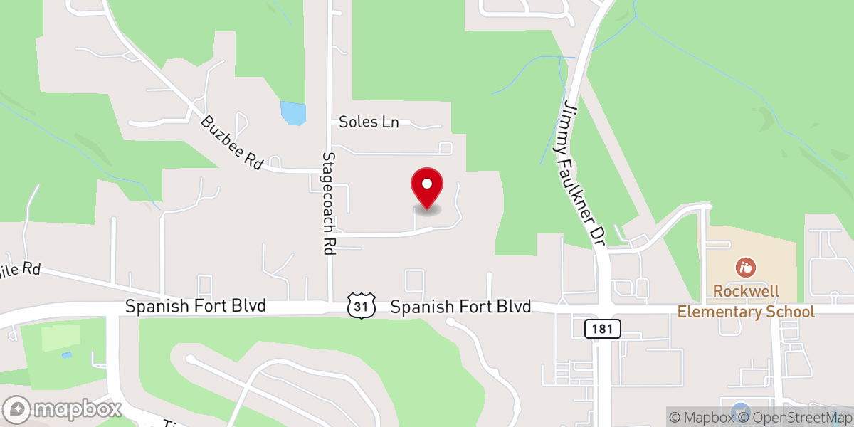 Map showing location of The Road at Eastern Shore