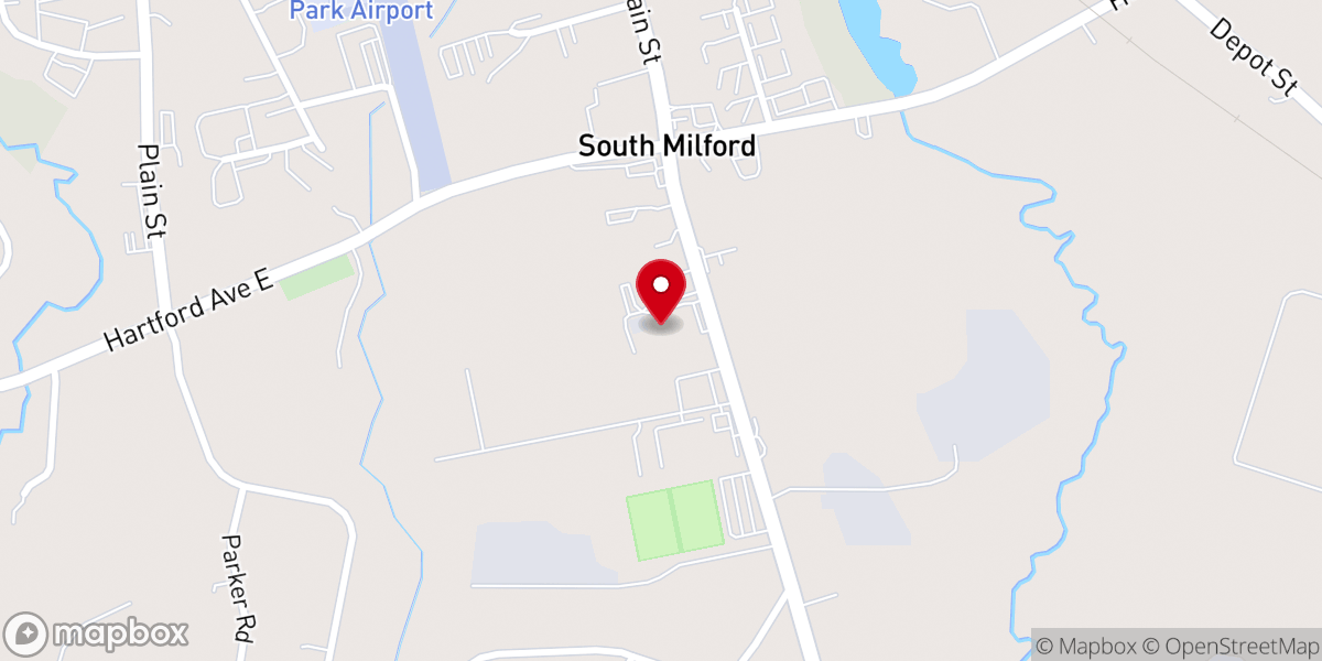 Map showing location of Bethany Community Church