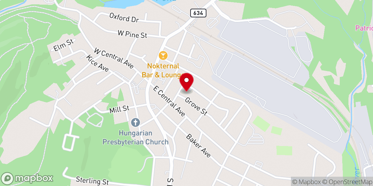 Map showing location of Wharton United Community Church at St. Johns